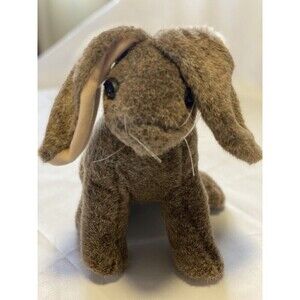 ZOONA 2006 9" Brown Bunny Rabbit Stuffed Animal Plush Easter Wired Ears